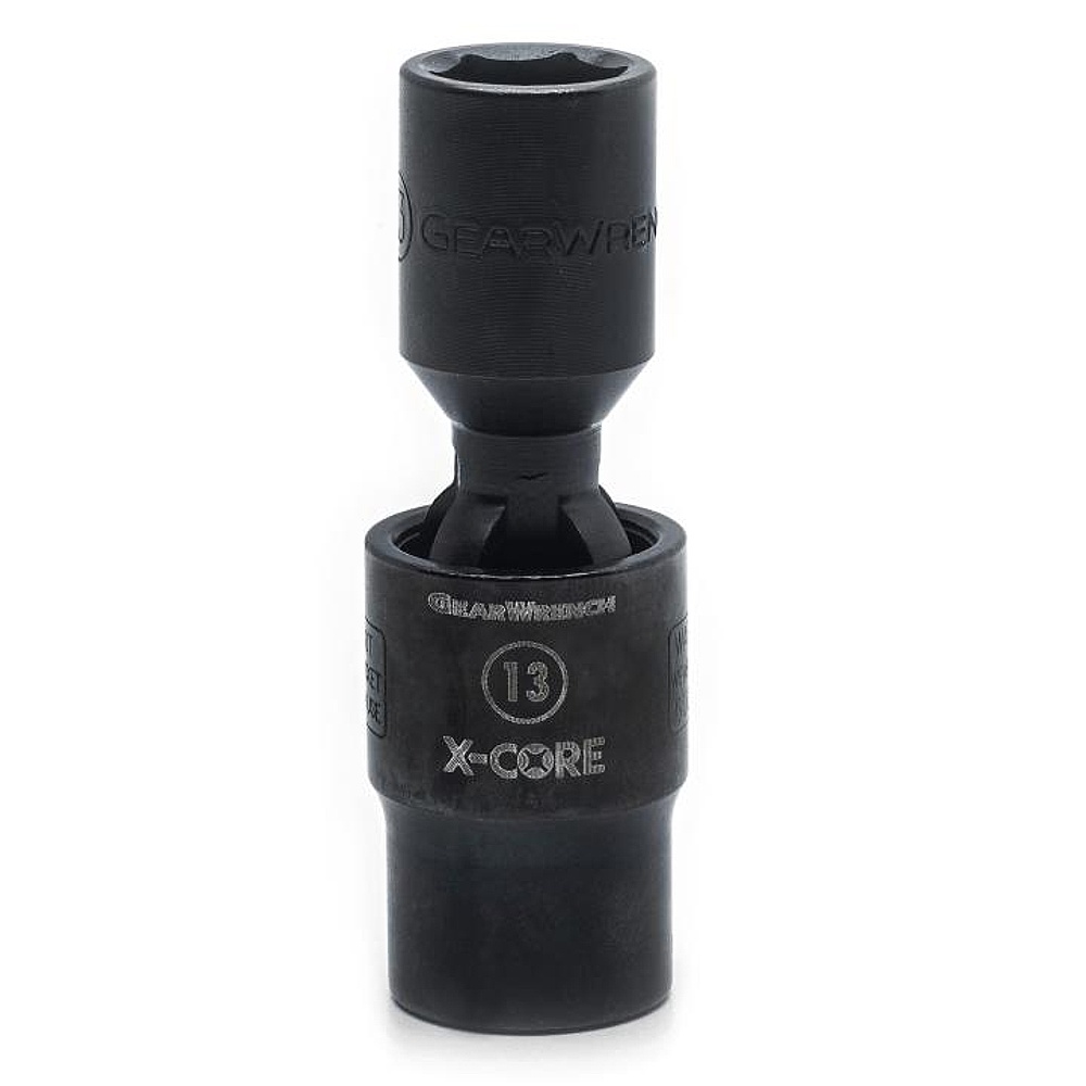 GEARWRENCH 84723 1/2" Drive 6 Point Standard X-Core™ Impact Universal Metric Socket 13mm
