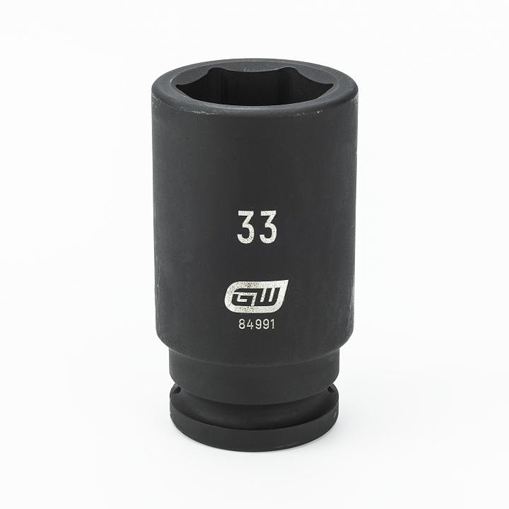 GEARWRENCH 84991 3/4" Drive 6 Point Deep Impact Metric Socket 33mm