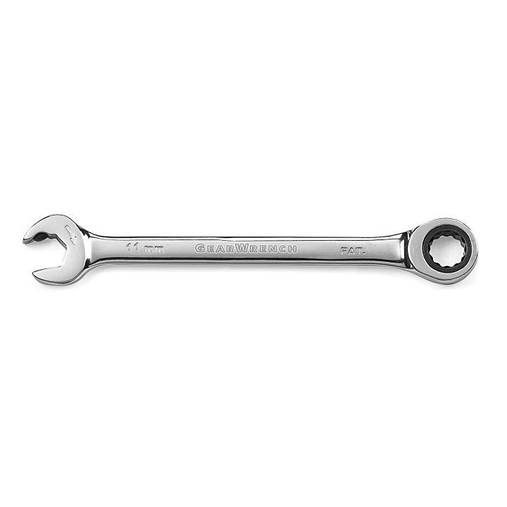 GEARWRENCH 85511 11mm 72-Tooth 12 Point Open End Ratcheting Combination Wrench