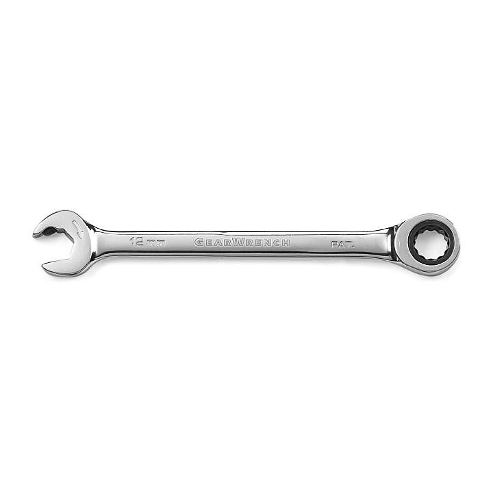 GEARWRENCH 85512D 12mm 72-Tooth 12 Point Open End Ratcheting Combination Wrench