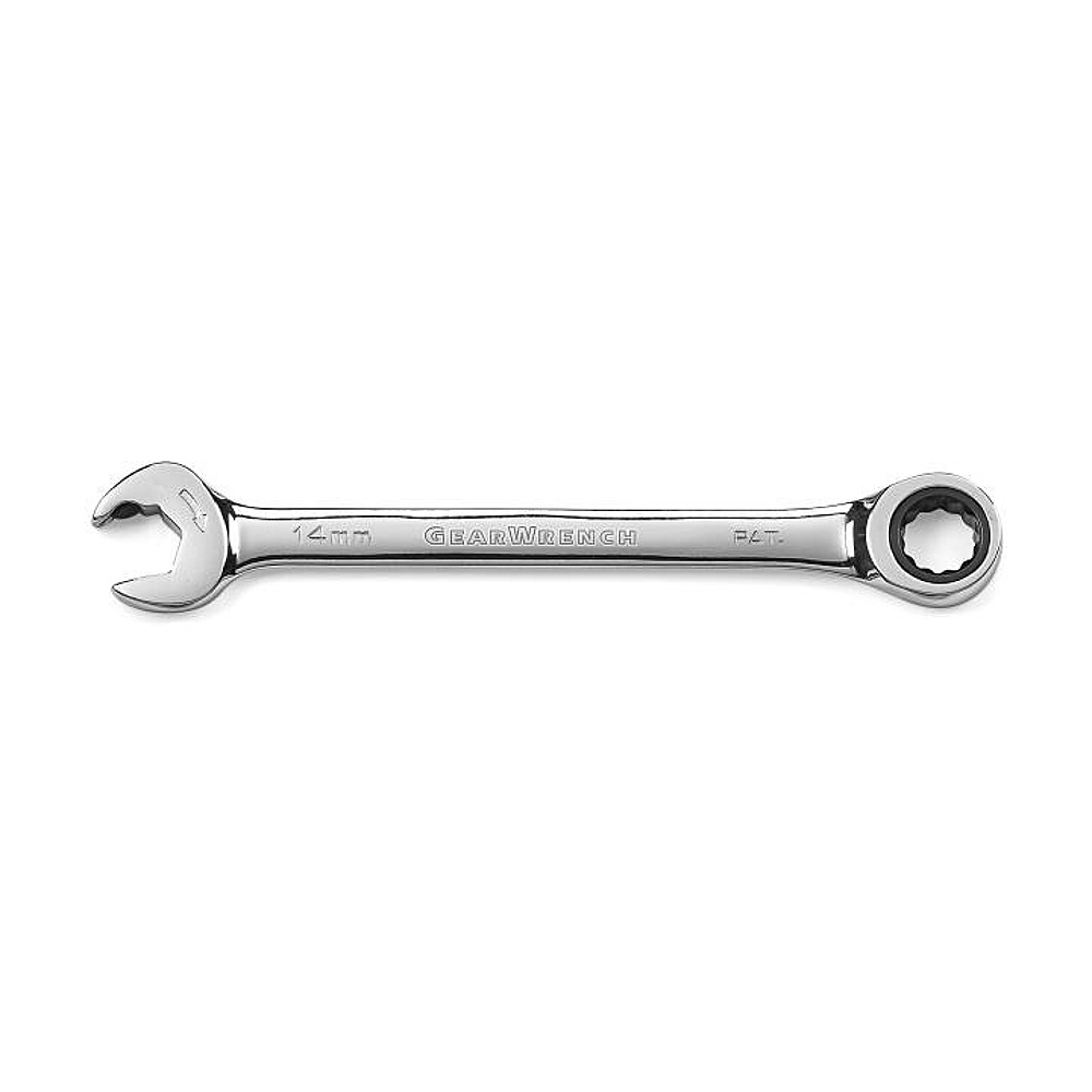 GEARWRENCH 85514D 14mm 72-Tooth 12 Point Open End Ratcheting Combination Wrench