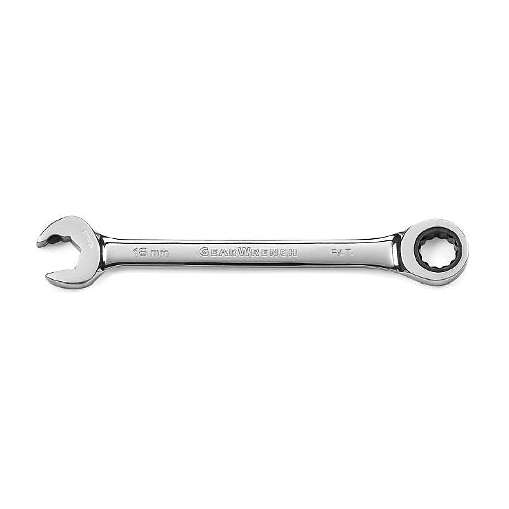 GEARWRENCH 85518 18mm 72-Tooth 12 Point Open End Ratcheting Combination Wrench