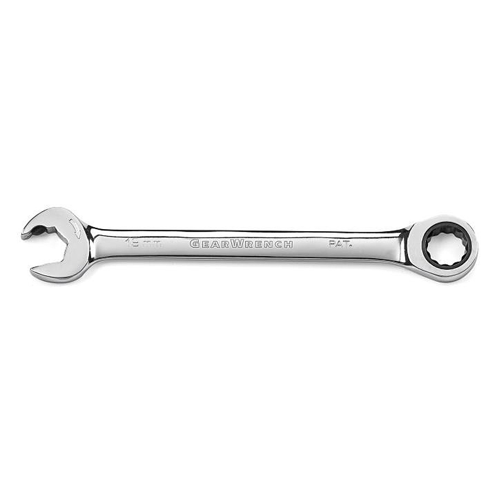 GEARWRENCH 85519 19mm 72-Tooth 12 Point Open End Ratcheting Combination Wrench