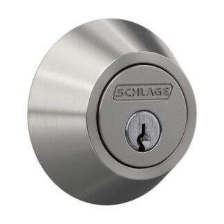 Schlage JD60630 Single Cylinder Deadbolt - Stainless Steel