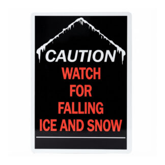 Richelieu 1200108 19" x 12" "FALLING SNOW OR ICE" Sign