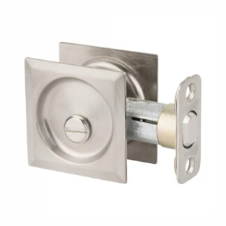 Weiser 9WR10310-023 Square Privacy Pocket Door Pull - Satin Nickel