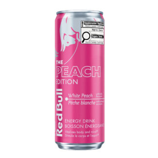 Red Bull RB249837 355ml Energy Drink - White Peach
