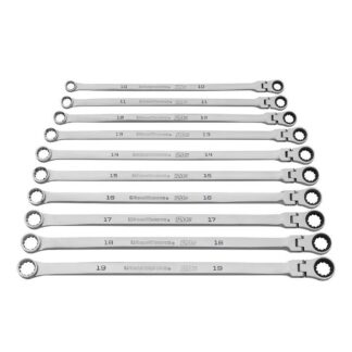 GEARWRENCH 86126 10 Piece 120XP™ Universal Spline XL Flex GearBox™ Ratcheting Metric Wrench Set