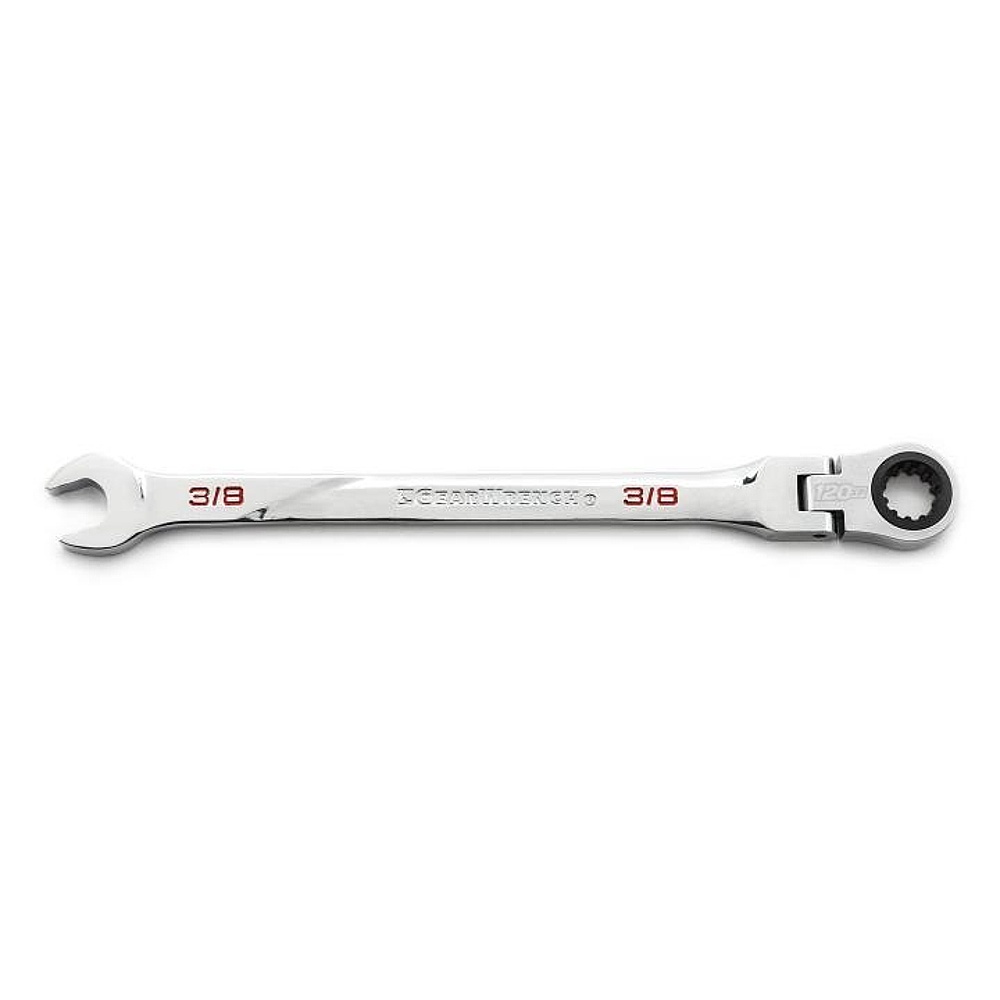GEARWRENCH 86236 3/8" 120XP™ Universal Spline XL Flex Ratcheting Combination Wrench