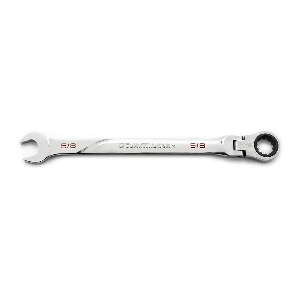 GEARWRENCH 86240 5/8" 120XP™ Universal Spline XL Flex Ratcheting Combination Wrench