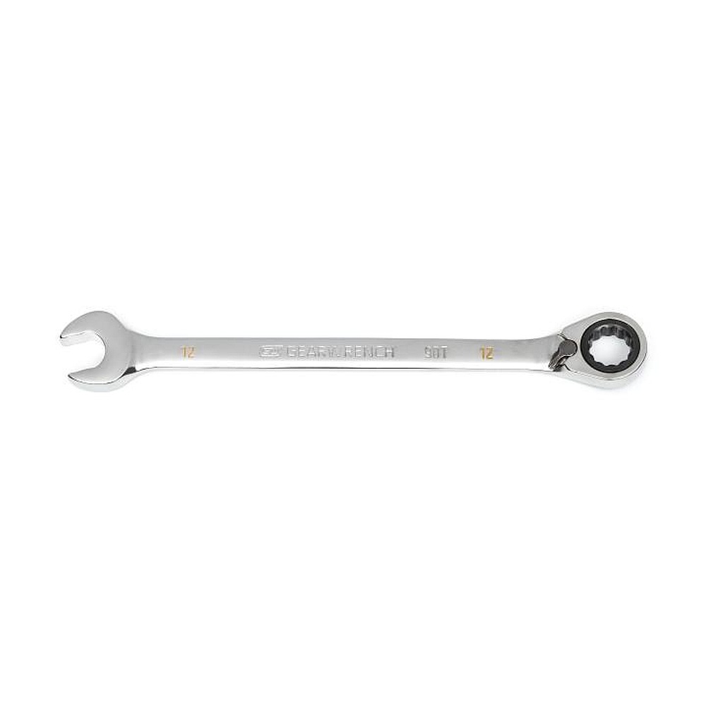 GEARWRENCH 86612 12mm 90-Tooth 12 Point Reversible Ratcheting Wrench
