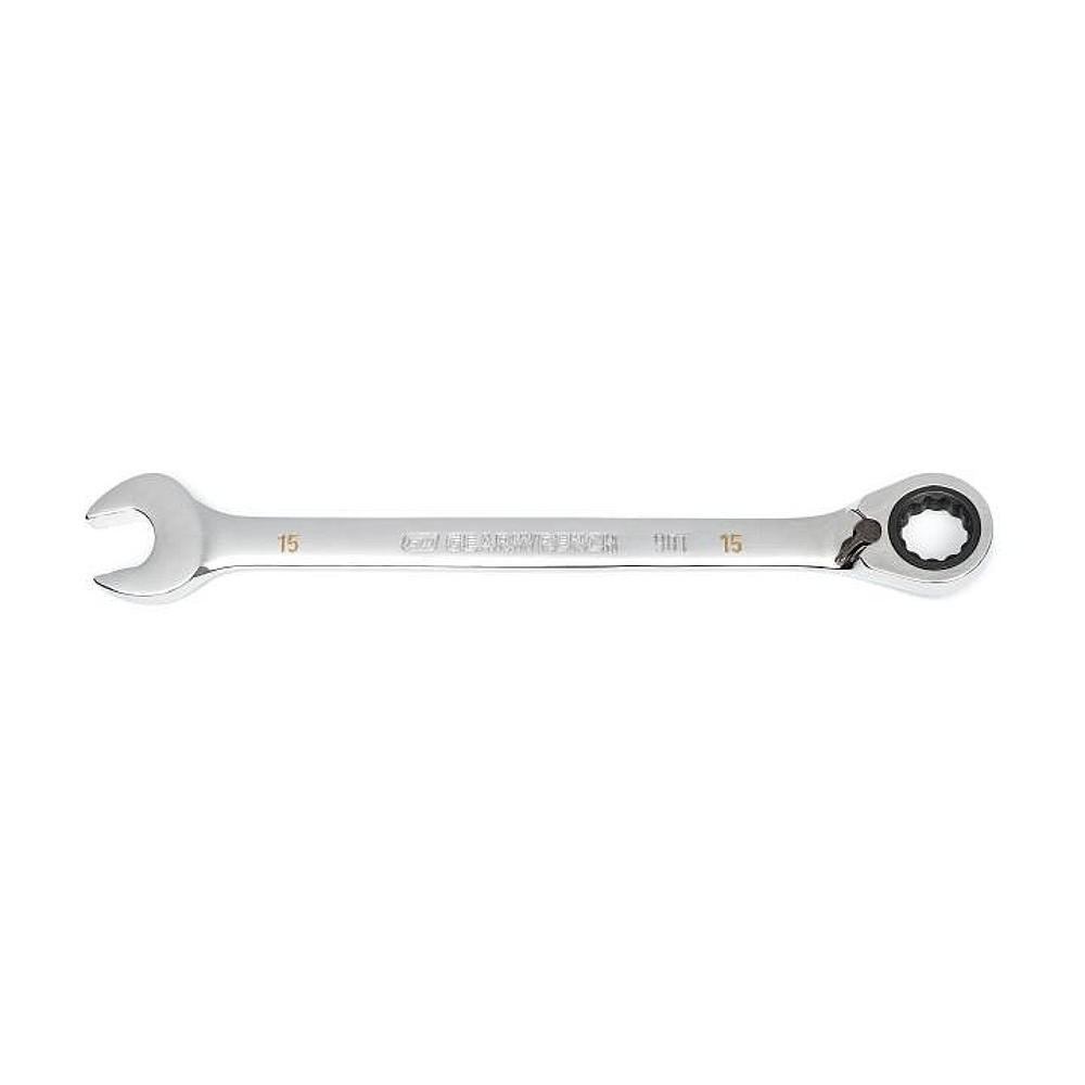 GEARWRENCH 86615 15mm 90-Tooth 12 Point Reversible Ratcheting Wrench