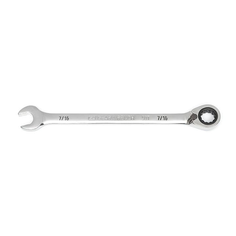 GEARWRENCH 86644 7/16" 90-Tooth 12 Point Reversible Ratcheting Wrench