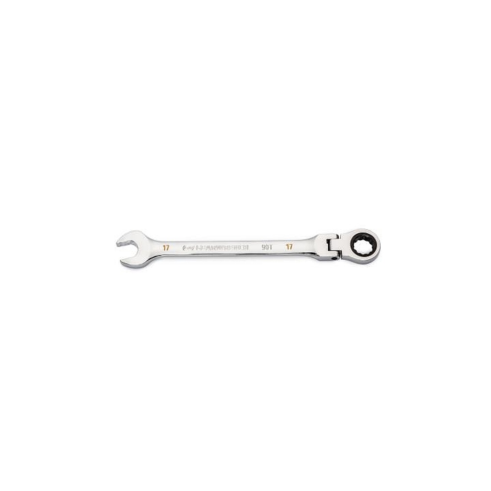 GEARWRENCH 86717 17mm 90-Tooth 12 Point Flex Ratcheting Combination Wrench