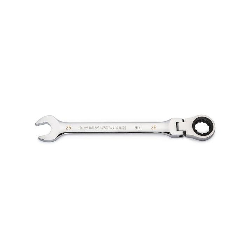GEARWRENCH 86725 25mm 90-Tooth 12 Point Flex Ratcheting Combination Wrench