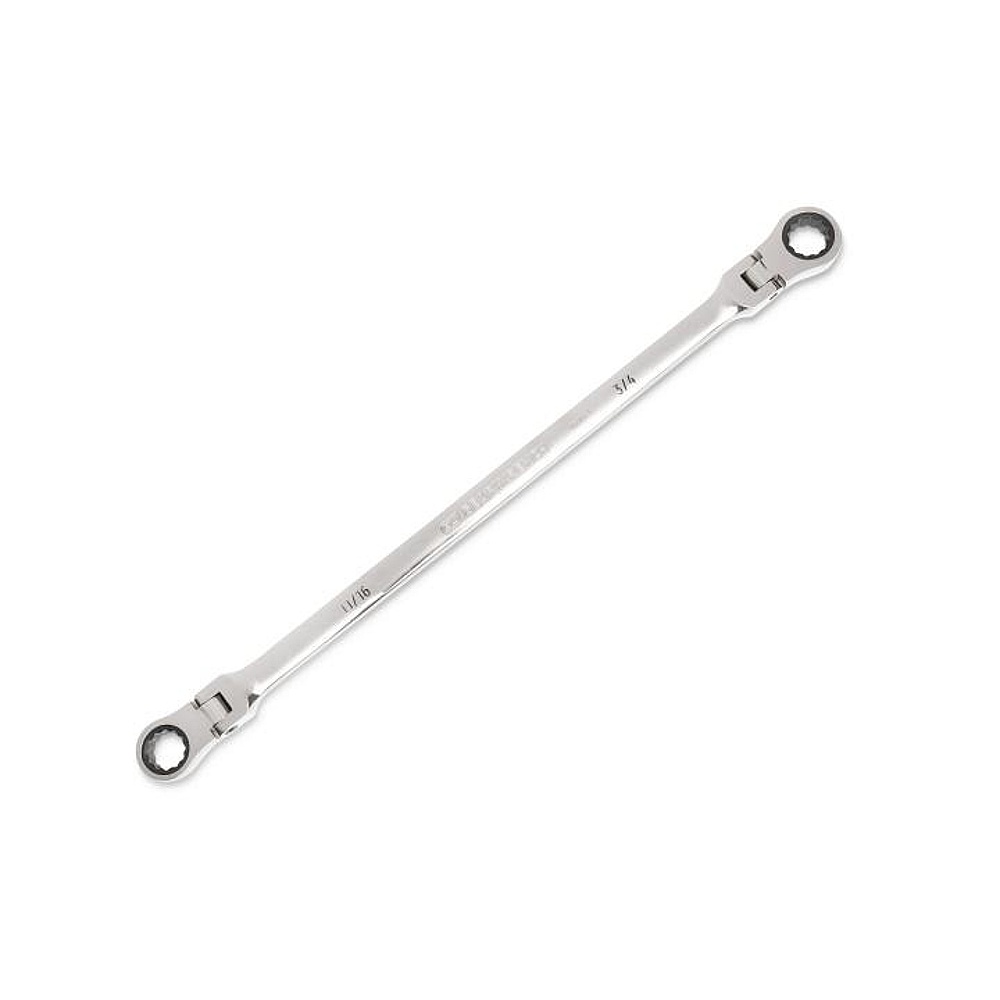 GEARWRENCH 86829 11/16" x 3/4" 90-Tooth 12 Point GearBox™ Double Flex Ratcheting Wrench