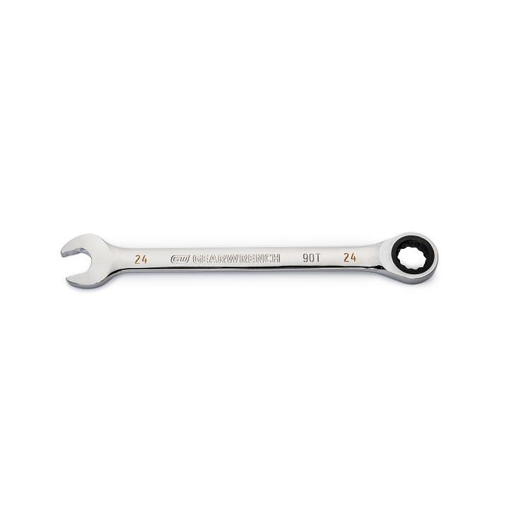 GEARWRENCH 86924 24mm 90-Tooth 12 Point Ratcheting Combination Wrench