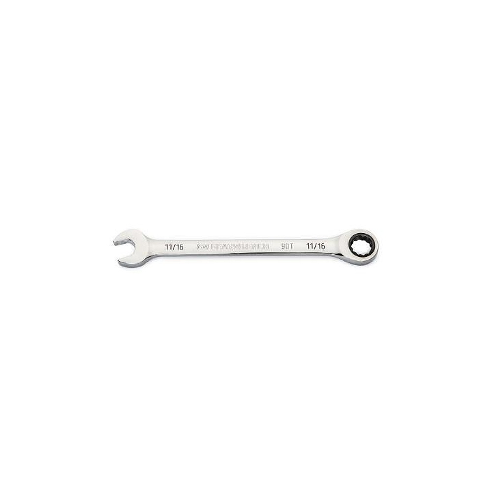 GEARWRENCH 86948 11/16" 90-Tooth 12 Point Ratcheting Combination Wrench