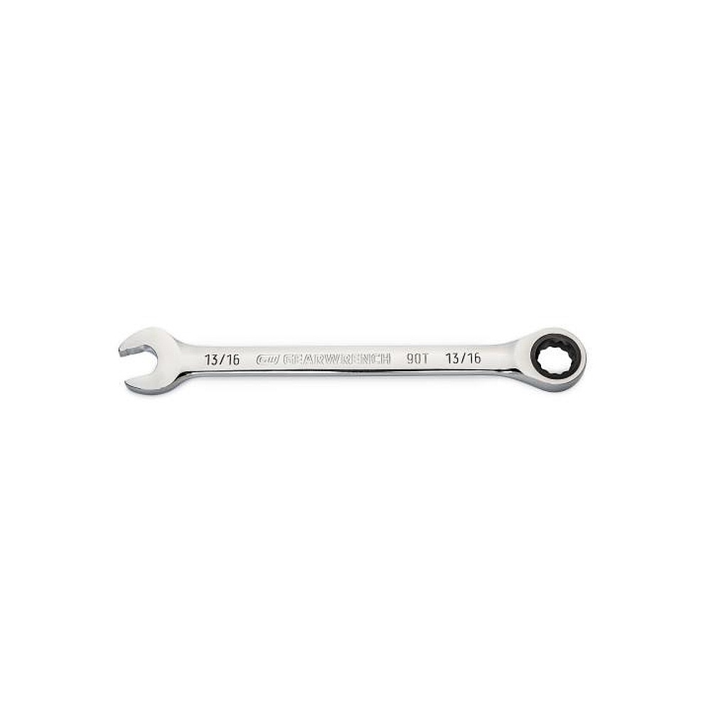 GEARWRENCH 86950 13/16" 90-Tooth 12 Point Ratcheting Combination Wrench