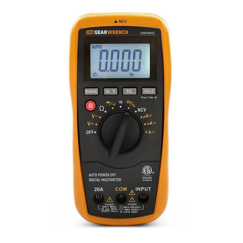GEARWRENCH GWDM015 Technicians True RMS Digital Multimeter