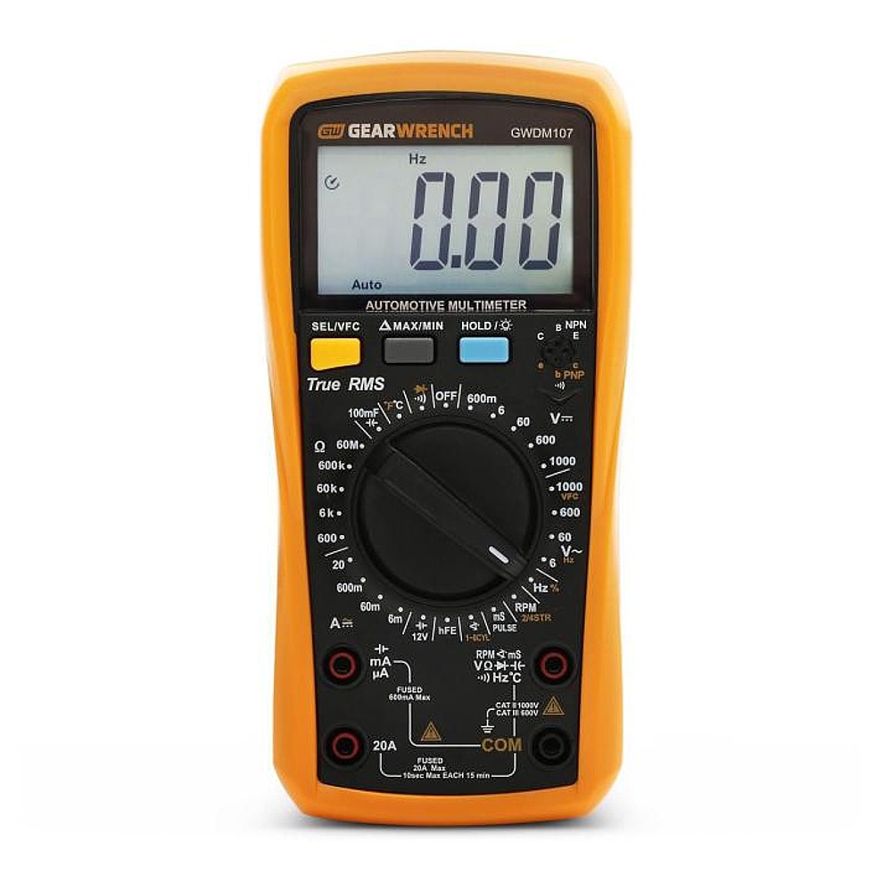 GEARWRENCH GWDM107 Automotive Pro True RMS Digital Multimeter