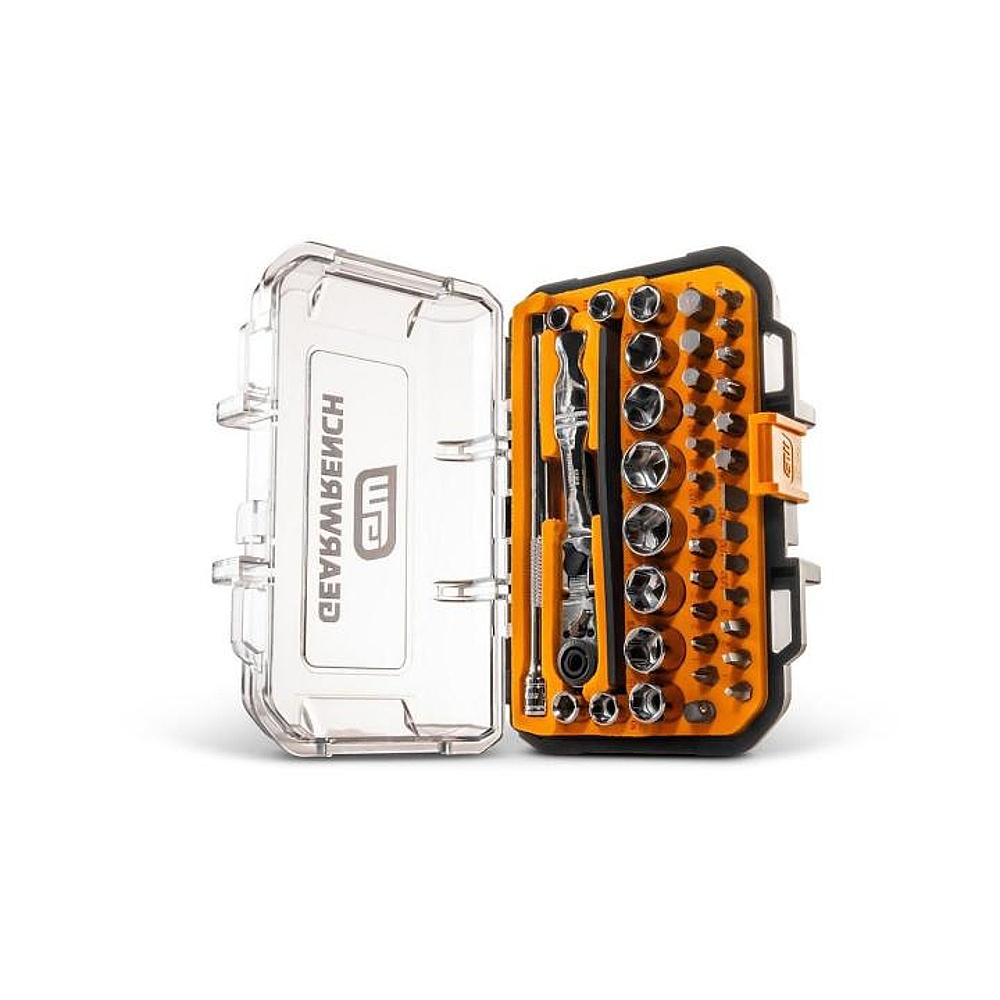 GEARWRENCH GWMBS41 41 Piece 1/4" Drive 72-Tooth 6 Point MicroDriver Set