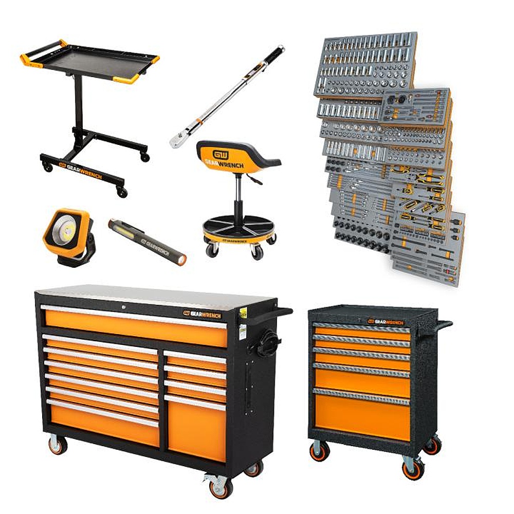 GEARWRENCH MEGAMOD1024 1024 Piece Mechanics Tool Set in Premium Modular Foam Trays with Tool Storage