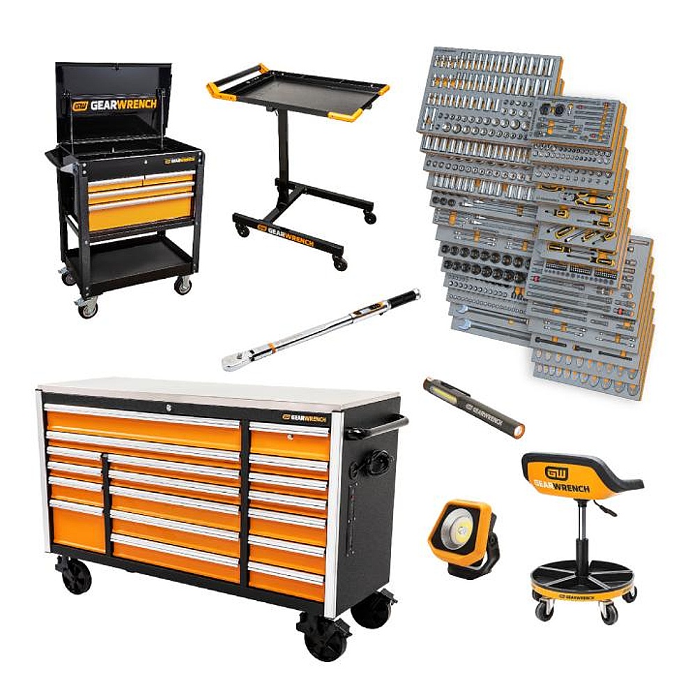 GEARWRENCH MEGAMOD1268 1268 Piece Mechanics Tool Set in Premium Modular Foam Trays with Tool Storage