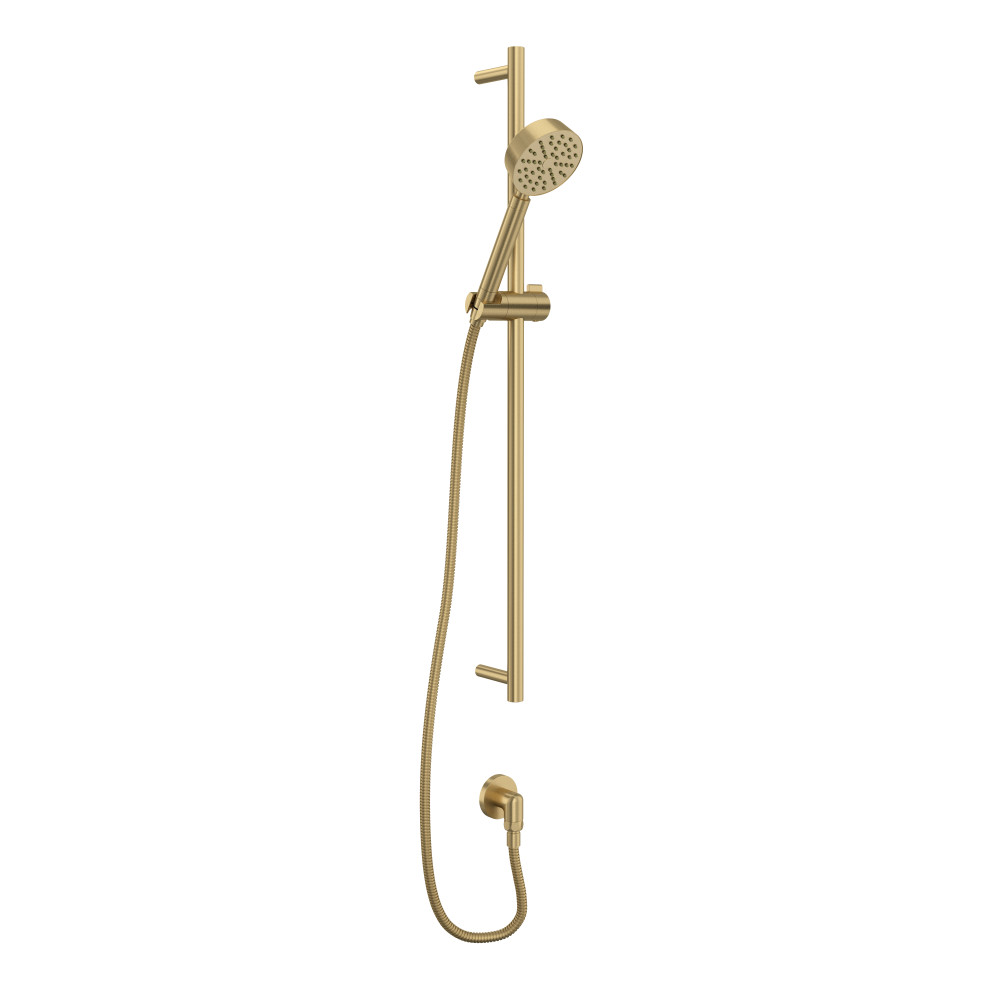 Rohl 0126SBHS1AG Handshower Set With 31" Slide Bar and Single Function Handshower - Antique Gold
