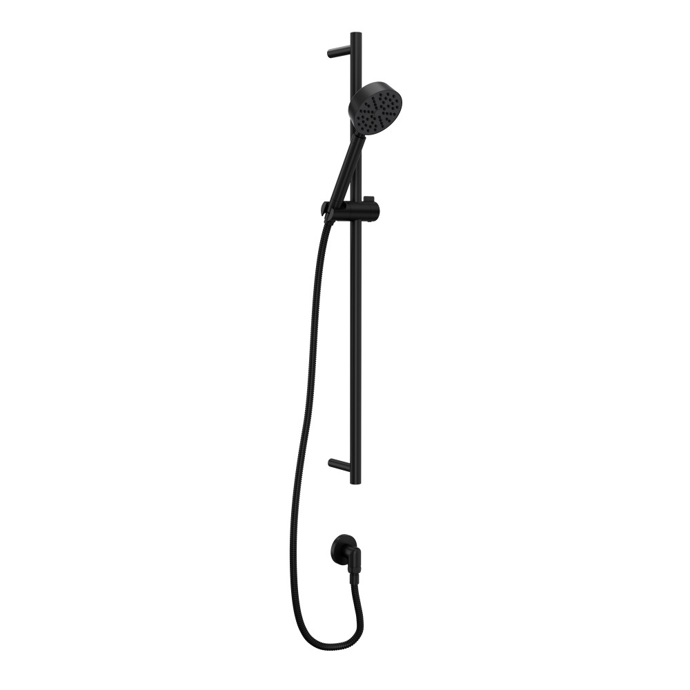 Rohl 0126SBHS1MB Handshower Set With 31" Slide Bar and Single Function Handshower - Matte Black