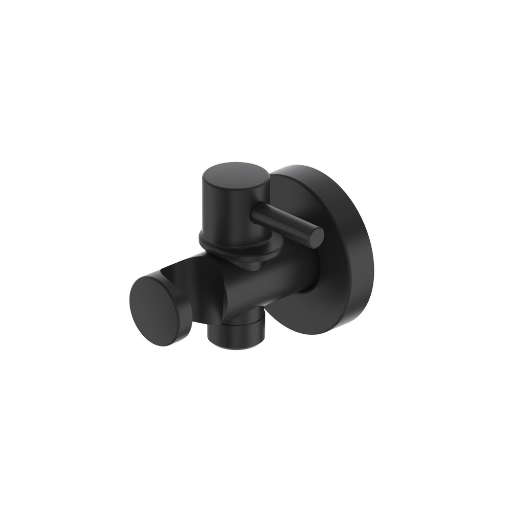 Rohl 0126WOMB Handshower Outlet With Holder and Integrated Volume Control - Matte Black