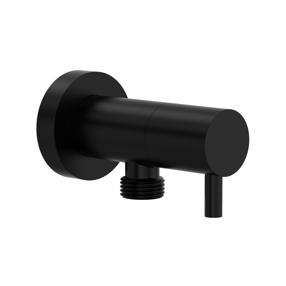 Rohl 0327WOMB Handshower Outlet With Integrated Volume Control - Matte Black
