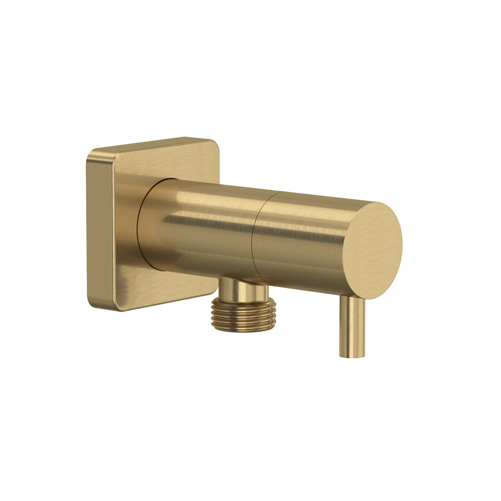 Rohl 0427WOAG Handshower Outlet With Integrated Volume Control - Antique Gold