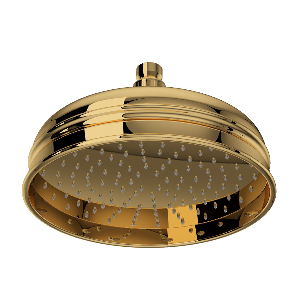 Rohl 1037/8IB 9" Rain Showerhead - Italian Brass