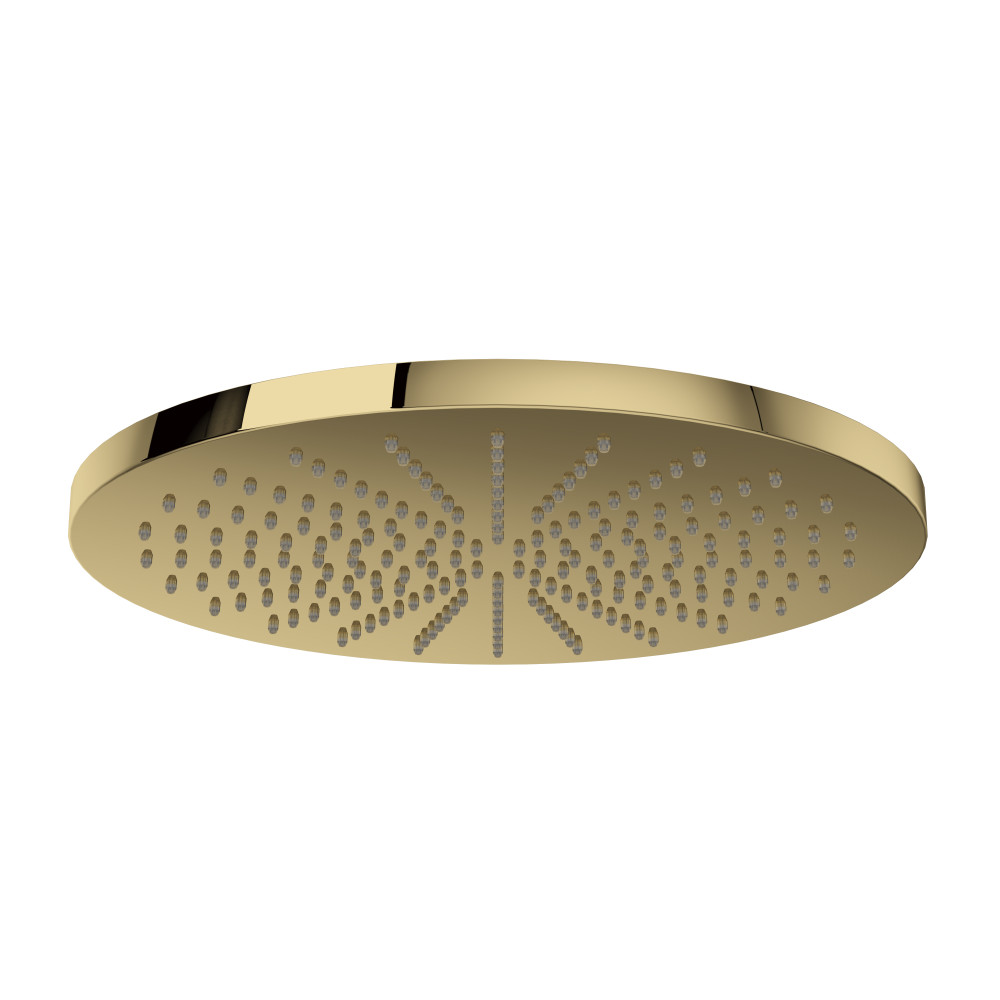 Rohl 1079/8ULB 12" Rain Showerhead - Unlacquered Brass