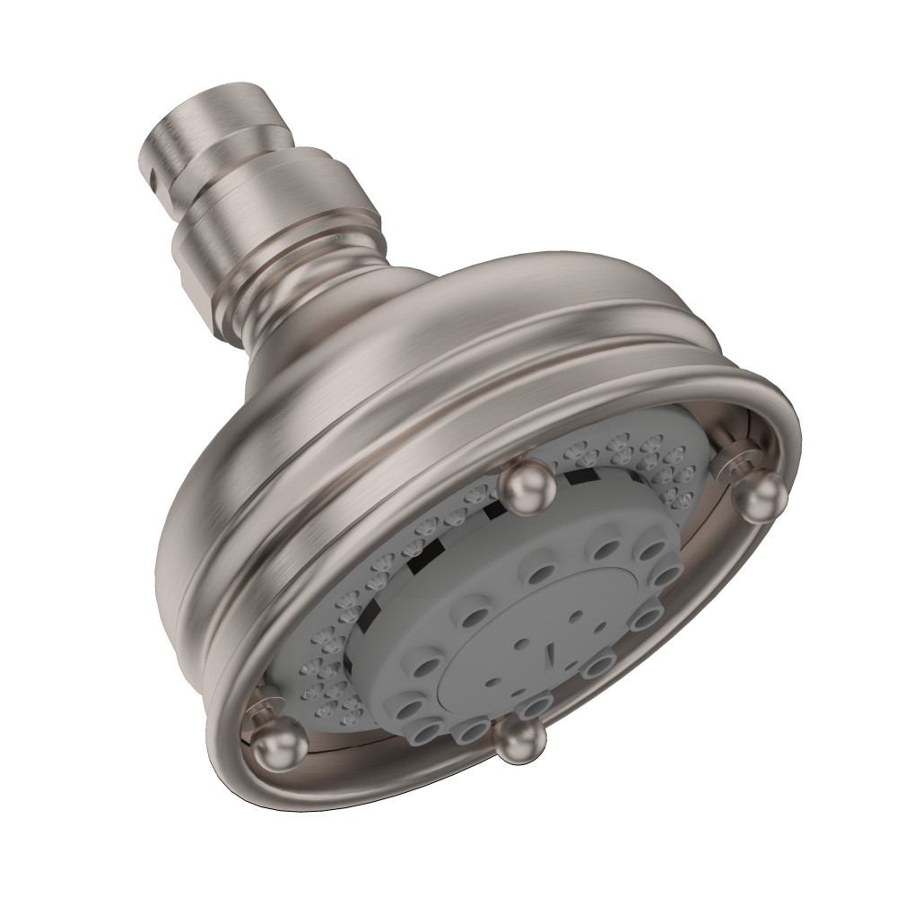 Rohl 1085/8STN 4" 3-Function Showerhead - Satin Nickel