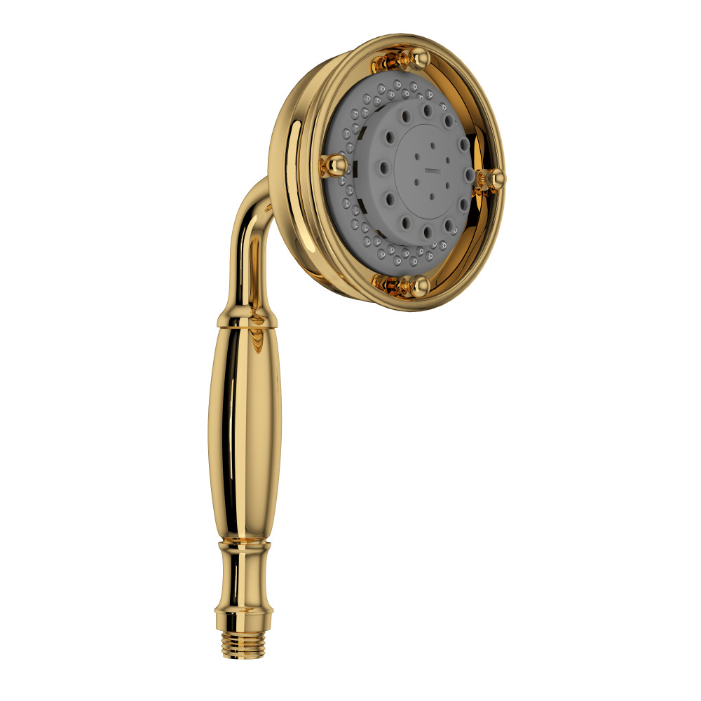 Rohl 1151/8IB 4" 3-Function Handshower - Italian Brass