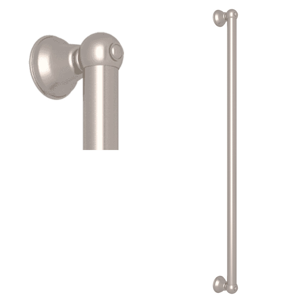Rohl 1250STN 36" Grab Bar - Satin Nickel