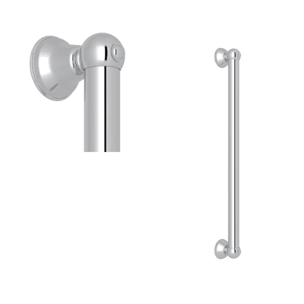 Rohl 1251APC 24" Grab Bar - Polished Chrome