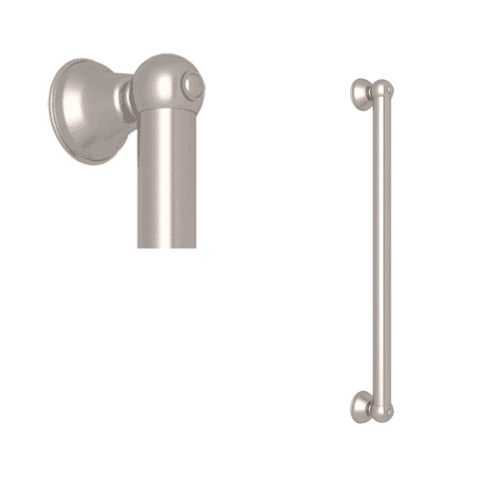 Rohl 1251STN 24" Grab Bar - Satin Nickel