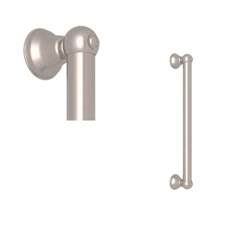Rohl 1252STN 18" Grab Bar - Satin Nickel