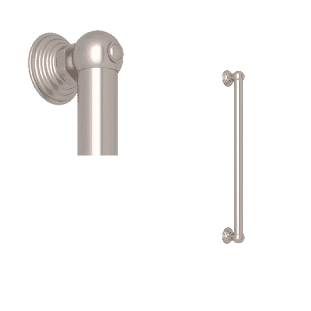 Rohl 1260STN 18" Grab Bar - Satin Nickel
