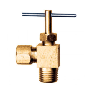 Fairview 3069-6B 3/8" x 1/4" 90° Male Pipe Compression Elbow - Brass