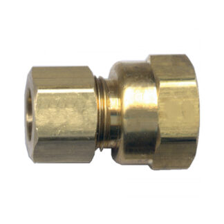 Fairview 66-6C 3/8" x 3/8" Female Pipe Connector - Brass