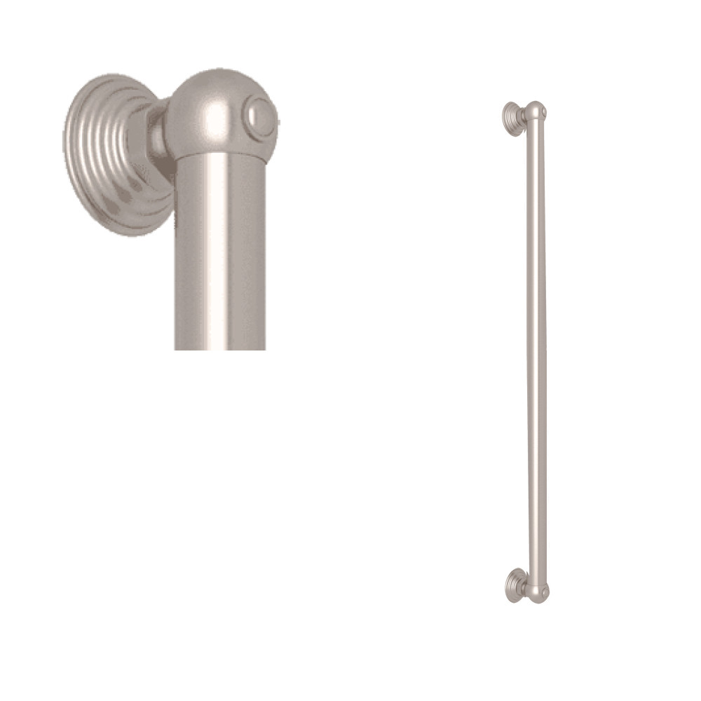 Rohl 1261STN 24" Grab Bar - Satin Nickel