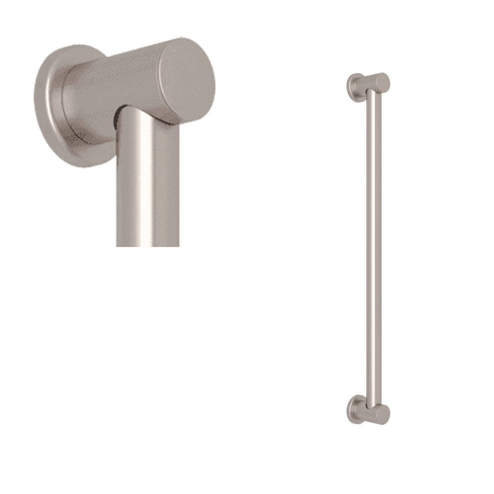Rohl 1266STN 24" Grab Bar - Satin Nickel