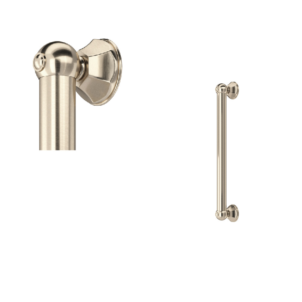 Rohl 1277STN 18" Grab Bar - Satin Nickel