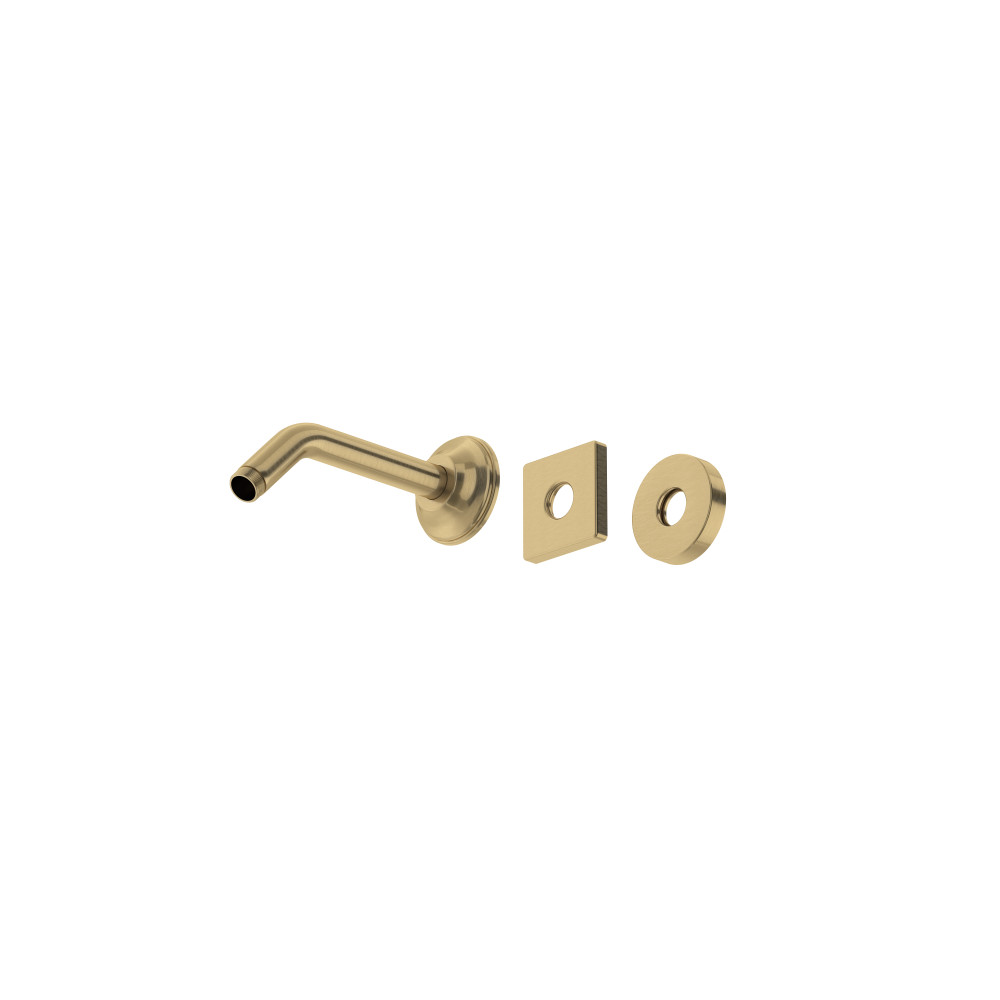 Rohl 1440/6AG 7" Wall Mount Shower Arm - Antique Gold