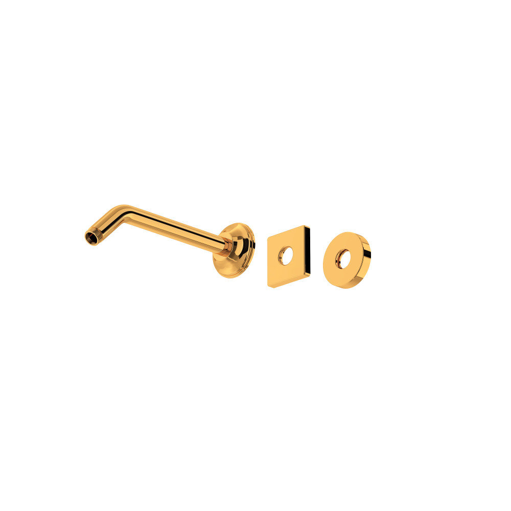 Rohl 1440/8IB 9" Wall Mount Shower Arm - Italian Brass