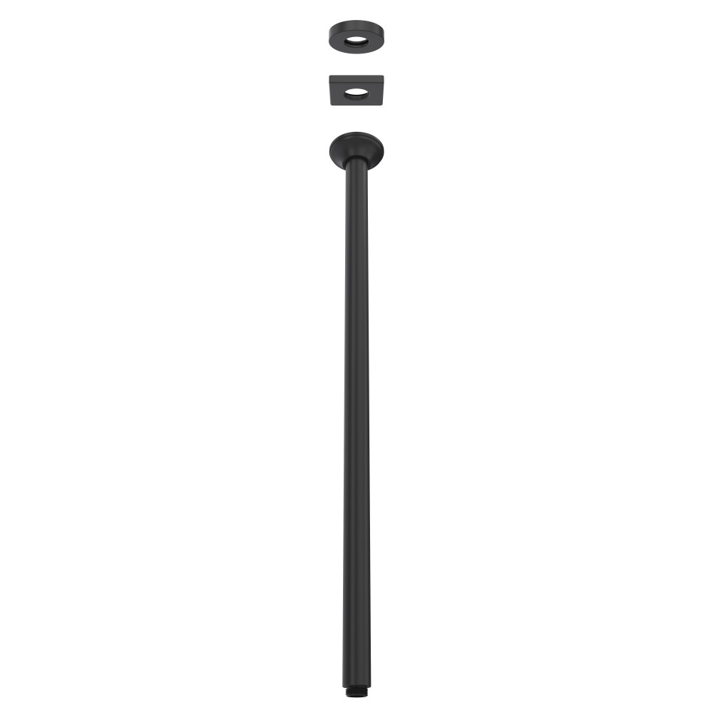 Rohl 1505/24MB 24" Ceiling Mount Shower Arm - Matte Black